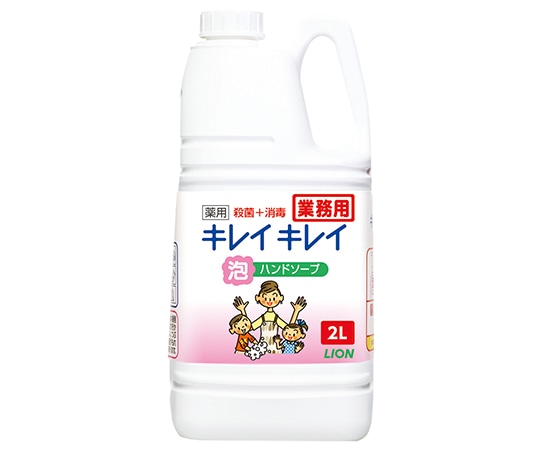ライオンハイジーン キレイキレイ薬用泡ハンドソープ 2L×6入 1ケース(ご注文単位1ケース)【直送品】