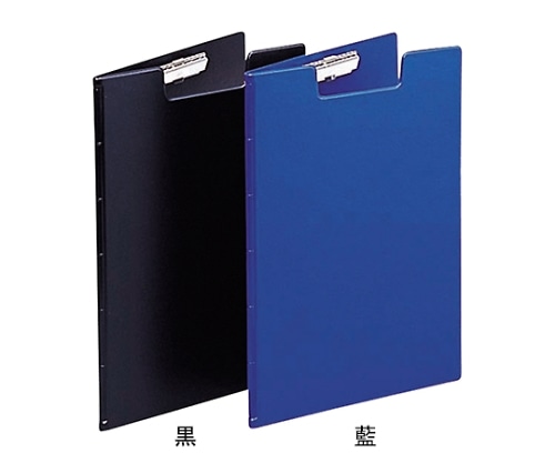 LIHITLAB クリップファイル 藍 F-407　F407-ｱｲ 1冊（ご注文単位1冊）【直送品】