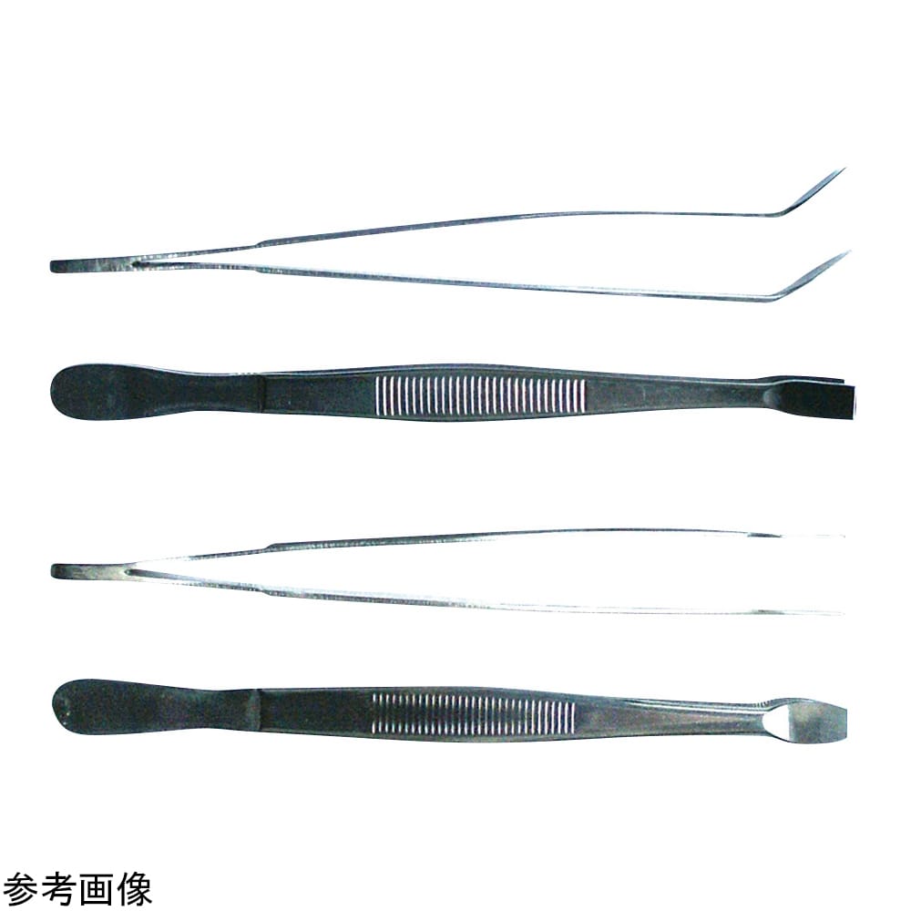LLG　Labware SUS304フラットピンセット 直 115mm　9160391 1本（ご注文単位1本）【直送品】