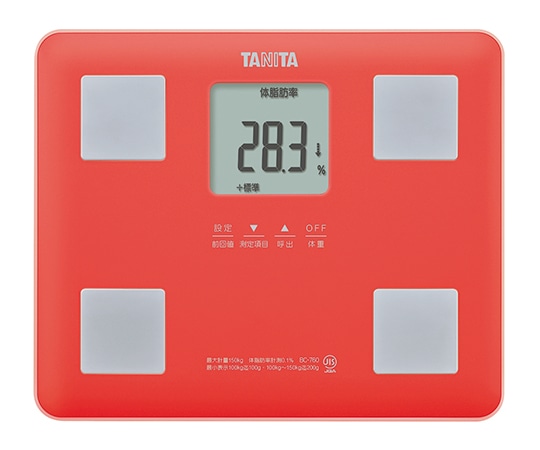 タニタ 体組成計 コーラルピンク BC-760-PK 1台(ご注文単位1台)【直送品】