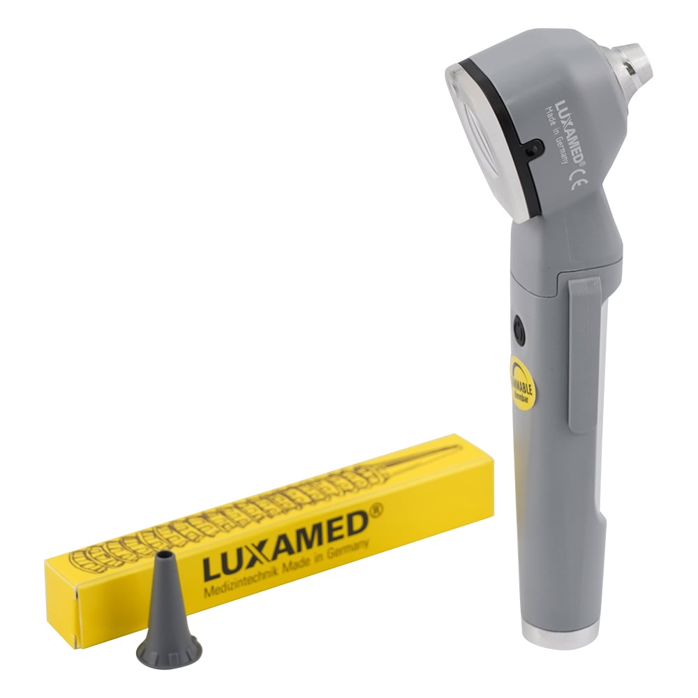 Luxamed LED検耳鏡 グレー 1本(ご注文単位1本)【直送品】