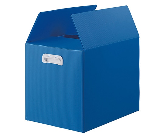 トラスコ中山 ダンボールプラスチックケース ブルー 45L 1セット(5枚入) TDP-A3D-5B 1セット(ご注文単位1セット)【直送品】