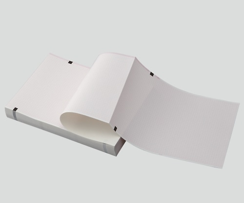 アズワン 心電図用記録紙(折り畳み型) 210mm×140mm×30m 1箱(6冊入) CQS210-3-140 1箱(ご注文単位1箱)【直送品】