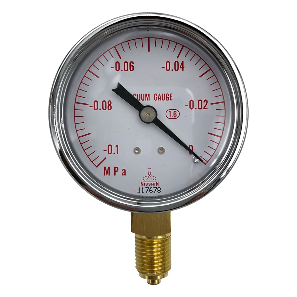 アズワン 汎用圧力計A形 φ60 G1/4B-0.1 1個(ご注文単位1個)【直送品】