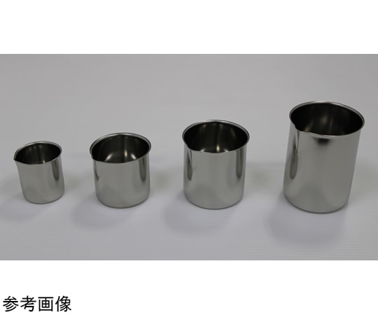 オオモリ サニタリー口付ビーカーSUS316L 100mL 持手なし OM49-100 1個(ご注文単位1個)【直送品】