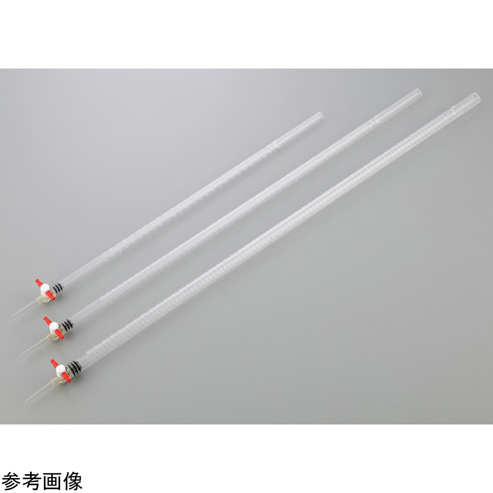 Polylab プラスチックビュレット(TPXコック付)25mL 11501 1個(ご注文単位1個)【直送品】
