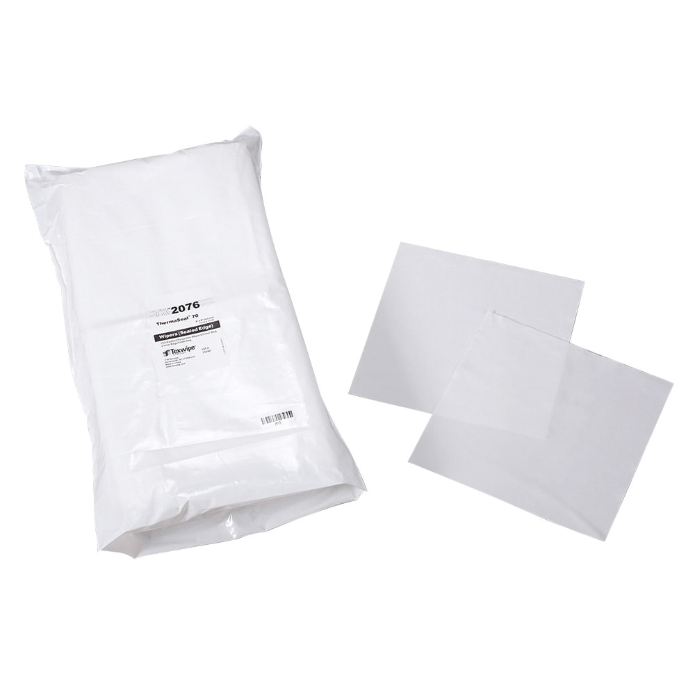 テックスワイプ（Texwipe） シールエッジワイパー ThermaSeal 159×159mm 1袋（75枚×2袋入）　TX2076 1袋（ご注文単位1袋）【直送品】