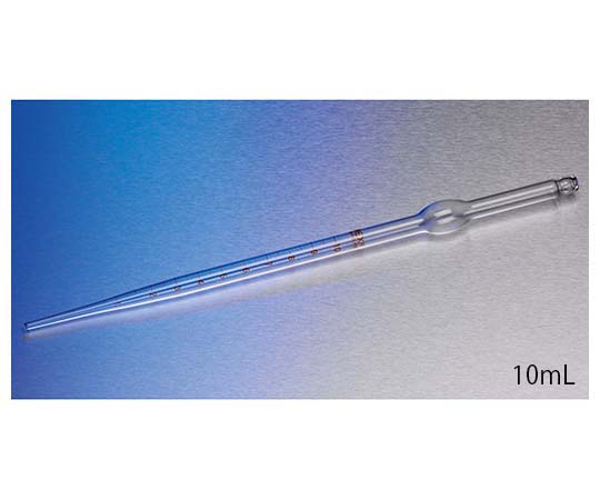 コーニング PYREX（R） 駒込ピペット 10mL 1ケース（10本入）　7107J-10 1ケース（ご注文単位1ケース）【直送品】