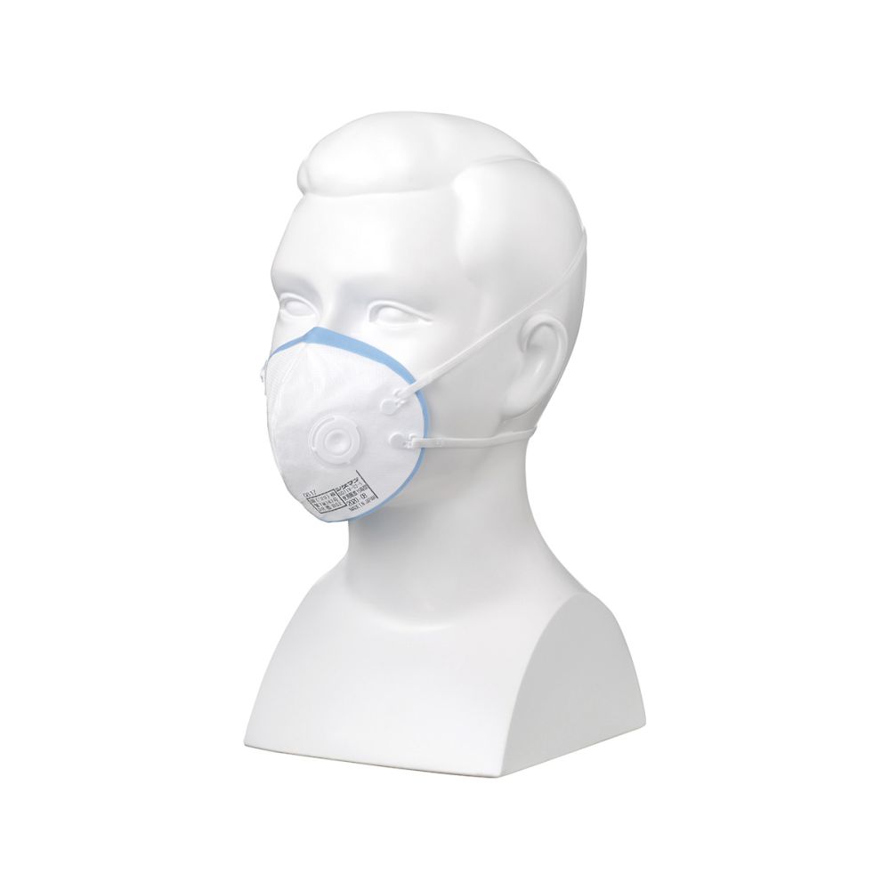 重松製作所 使い捨て式防じんマスク/フック式/排気弁付き(10枚入)DS2 13558 1袋(ご注文単位1袋)【直送品】