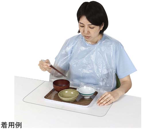 アーテック ポケット付使い捨て食事用エプロン 100枚入 51958 1個(ご注文単位1個)【直送品】