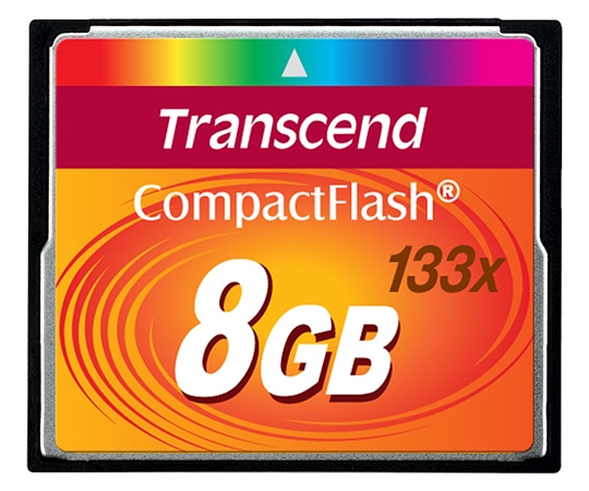 トランセンド 8GB CompactFlashカード 133 TS8GCF133 1個(ご注文単位1個)【直送品】