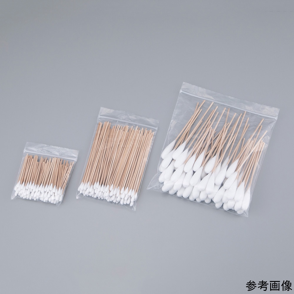 ナビス（アズワン） 綿棒 Φ5.0×75mm 100本×10本入　S575 1箱（ご注文単位1箱）【直送品】