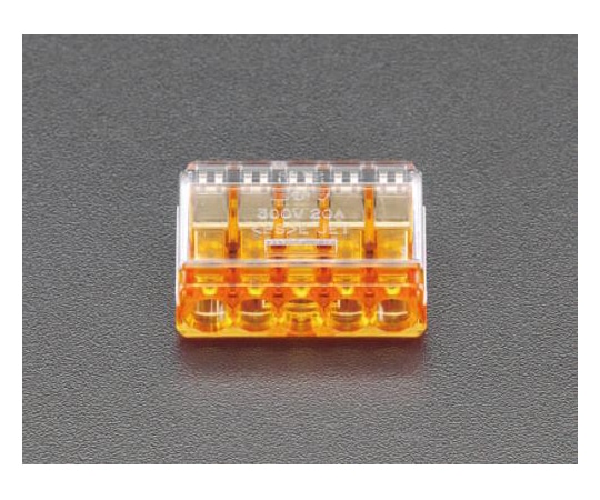 エスコ 5極 差込形電線コネクター(50個) EA538PD-5 1箱(ご注文単位1箱)【直送品】