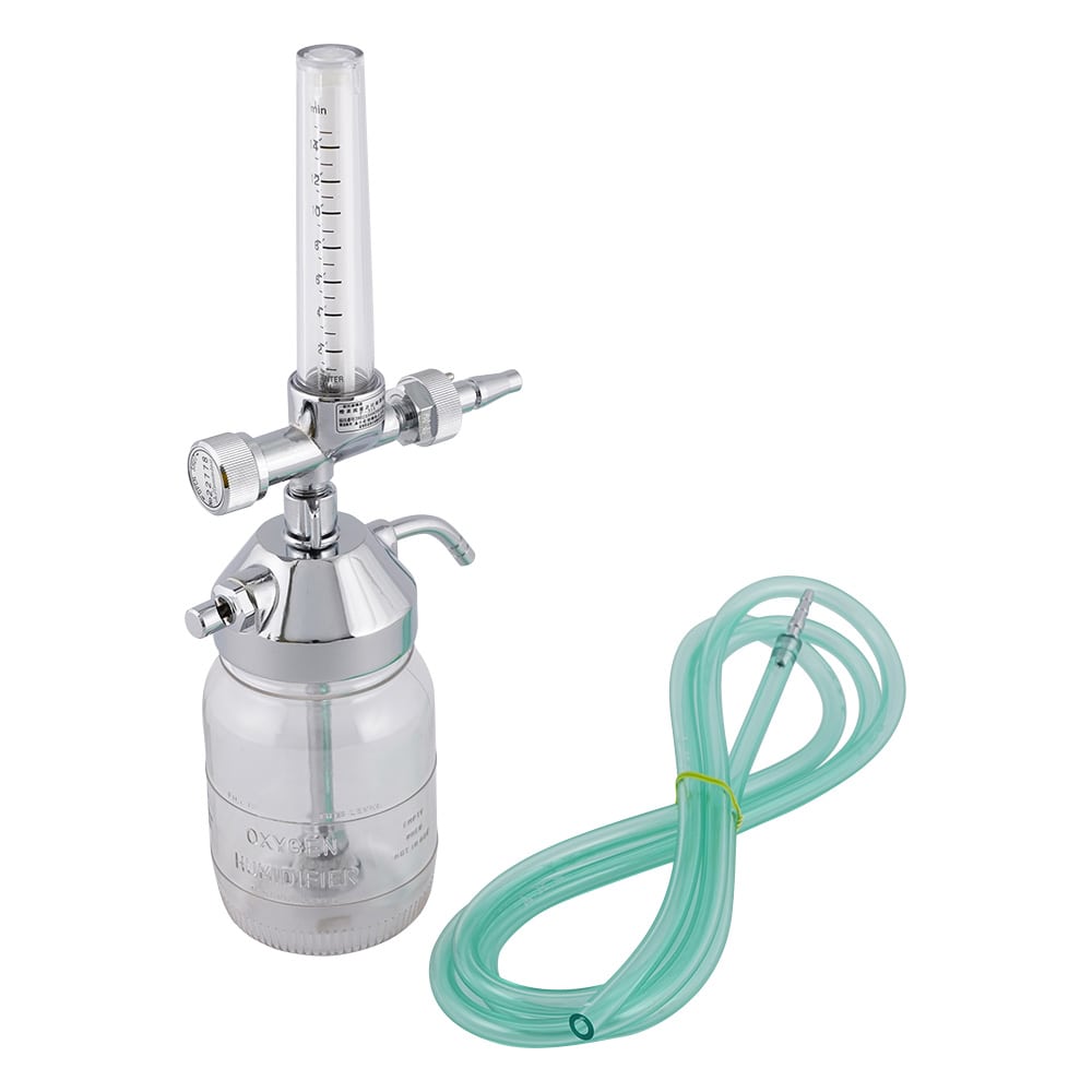 アズワン 酸素流量計付湿潤器 ピン方式川重型(0~15 L/分) 1010-11-0311-15 1個(ご注文単位1個)【直送品】