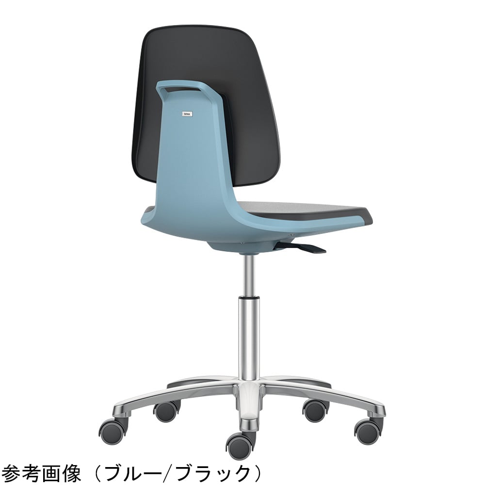 Bimos ラボチェアー(LABSIT)フットリング無し グレー/ブラック 6287730 1個(ご注文単位1個)【直送品】