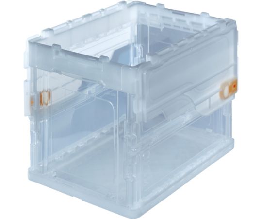 トラスコ中山 薄型折りたたみコンテナ オリコン 20L 透明 透明 TR-O20B-TM 1個(ご注文単位1個)【直送品】