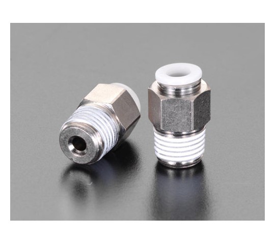 エスコ 6mmxR 1/4 ハーフユニオン(2個) EA140HH-62 1袋(ご注文単位1袋)【直送品】