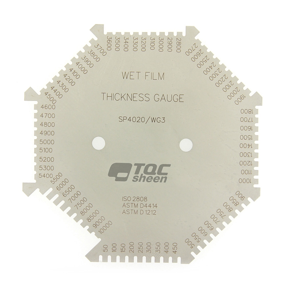 TQC Sheen 角形ウェットフィルム膜厚計 測定範囲:50~10000μm SP4020 1個(ご注文単位1個)【直送品】