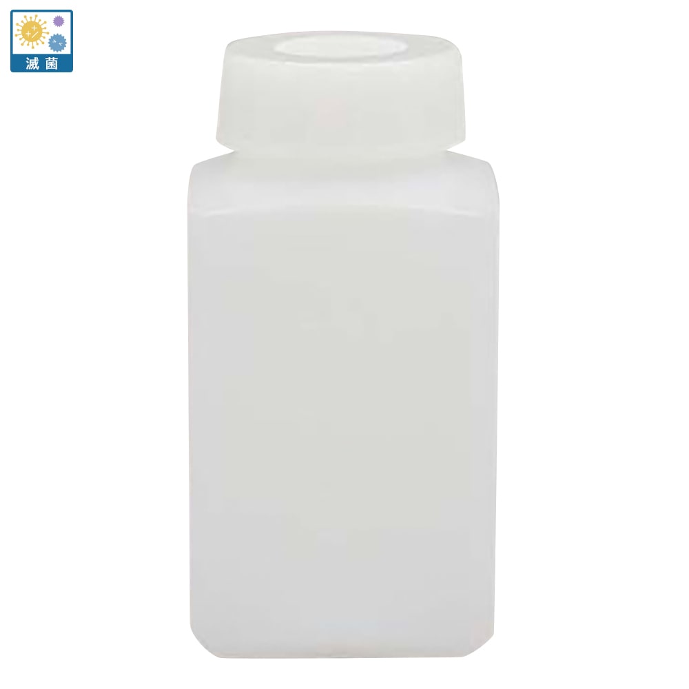 アズワン アイボーイ PE角瓶 500mL 滅菌済 1本(ご注文単位1本)【直送品】