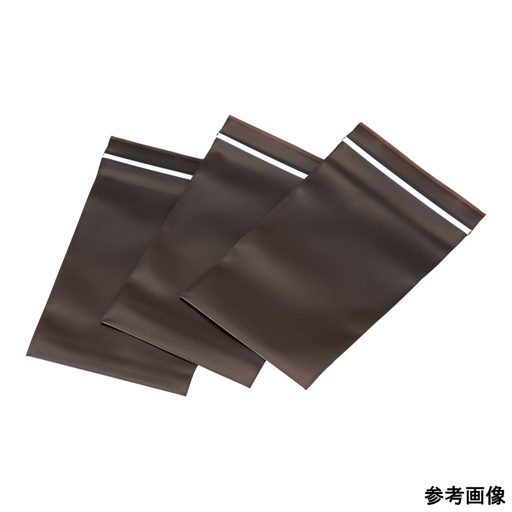 アズワン 遮光チャック袋 152×203mm 100枚入 MGUV3P0608 1箱(ご注文単位1箱)【直送品】