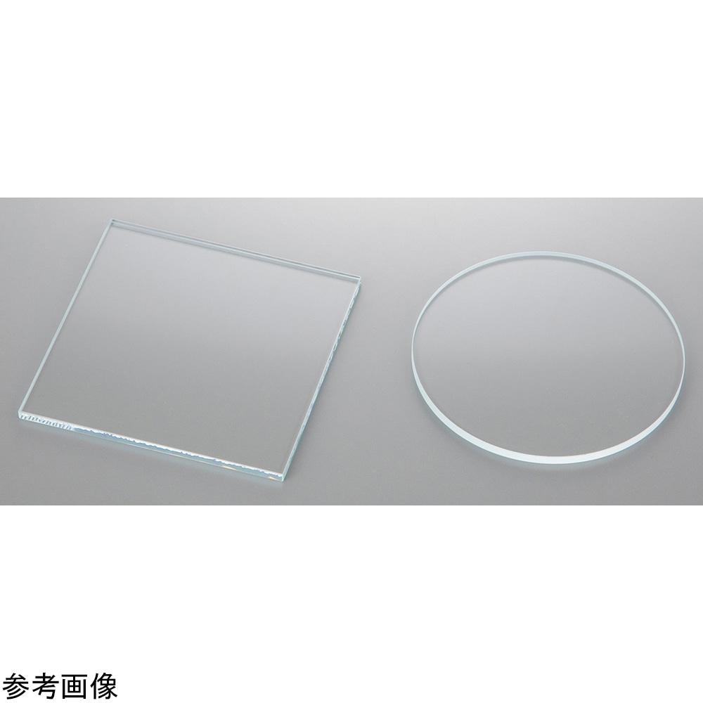 アズワン 高透過性ガラス板(オプティホワイト)100×100mm □100-3t 1枚(ご注文単位1枚)【直送品】