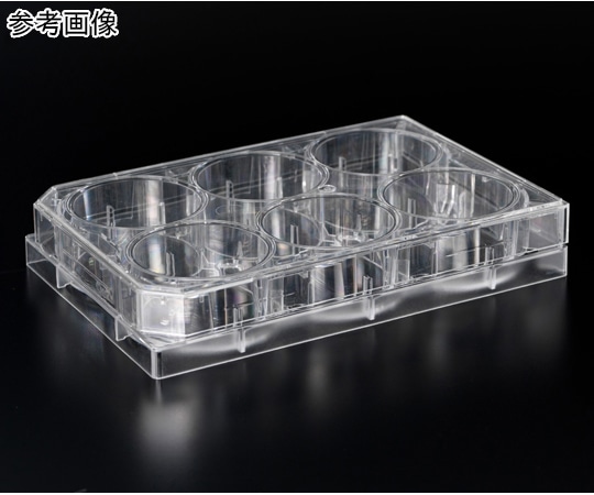 AGCテクノグラス・IWAKI 組織培養用マイクロプレート（付着性細胞用）6well 45枚　3810-006N 1箱（ご注文単位1箱）【直送品】