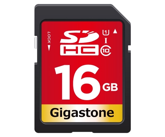 Gigastone U1V10クラス SDカード 16GB GJSX-16GV1 1個(ご注文単位1個)【直送品】