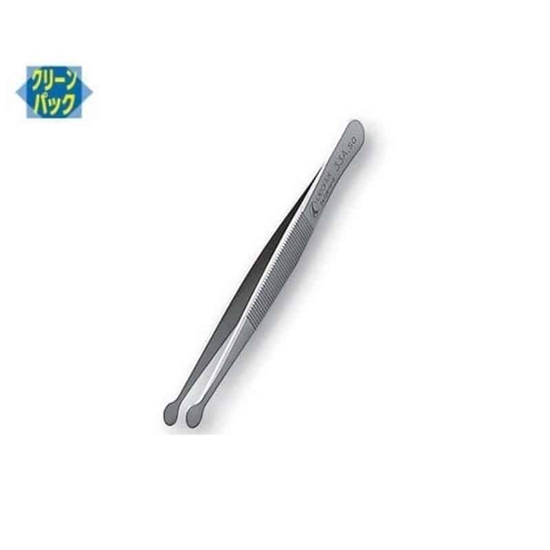 アズワン フラットピンセット(表面洗浄済) 115mm No.33A 1本(ご注文単位1本)【直送品】