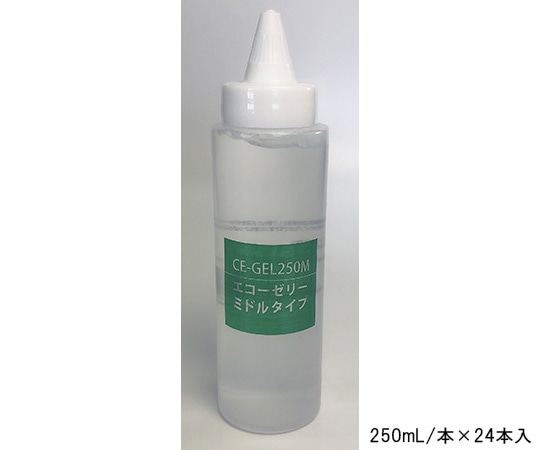 ちばら エコーゼリー 250ml×24本入 ミドルタイプ(超音波診断用) CE-GEL250M 1箱(ご注文単位1箱)【直送品】