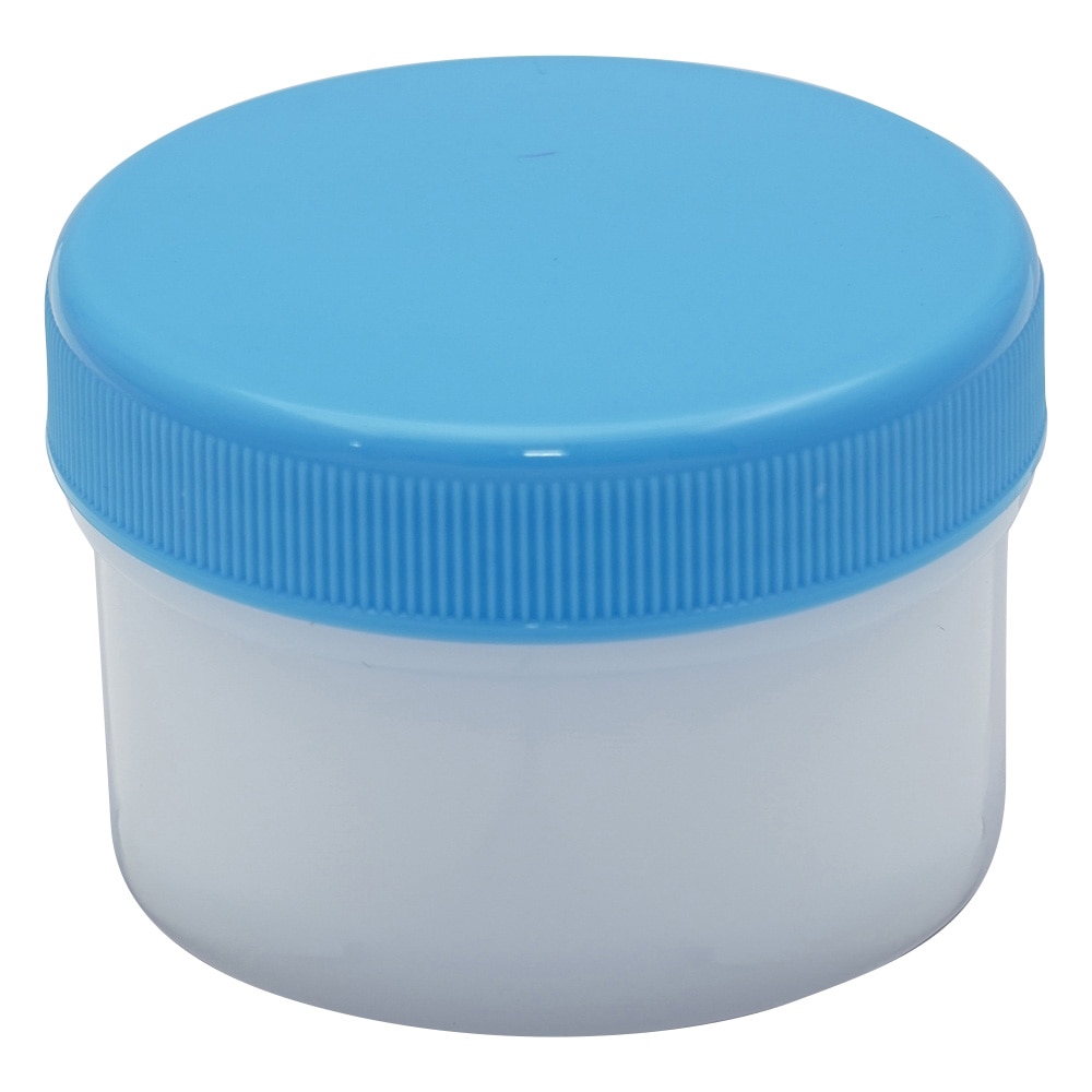 ケーエム化学 増量丸底プラツボ 未滅菌 60mL 青 50個入 1箱(ご注文単位1箱)【直送品】