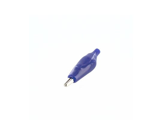 ミヤマ電器 ミノムシクリップ 小 青 MJ008-U 1個(ご注文単位1個)【直送品】