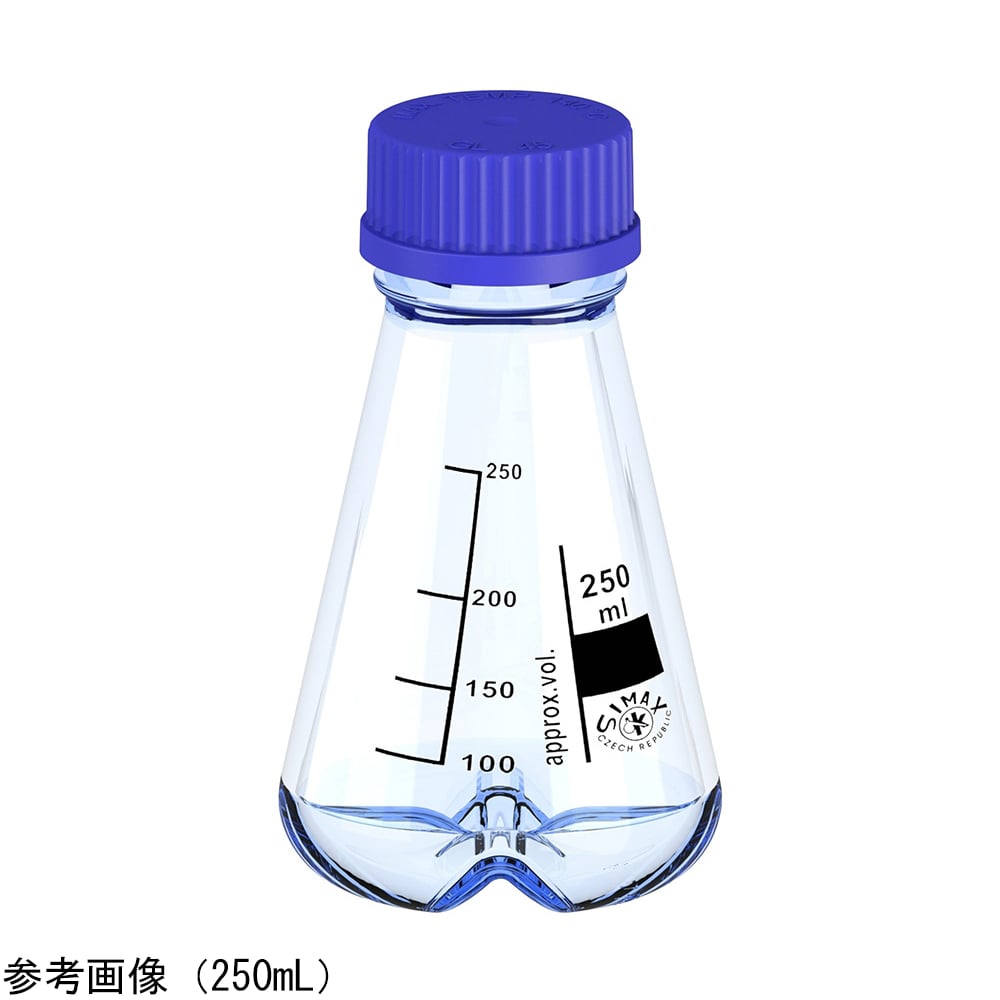 SIMAX バッフル付三角フラスコ 1000mL 1000 1個(ご注文単位1個)【直送品】