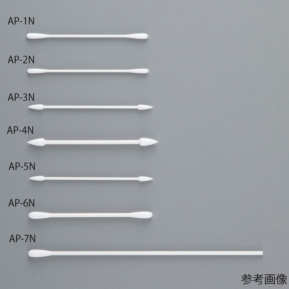 アズワン アズピュア工業用綿棒II ファインベビースワブ紙軸 25本×100袋入 AP-2N 1箱(ご注文単位1箱)【直送品】