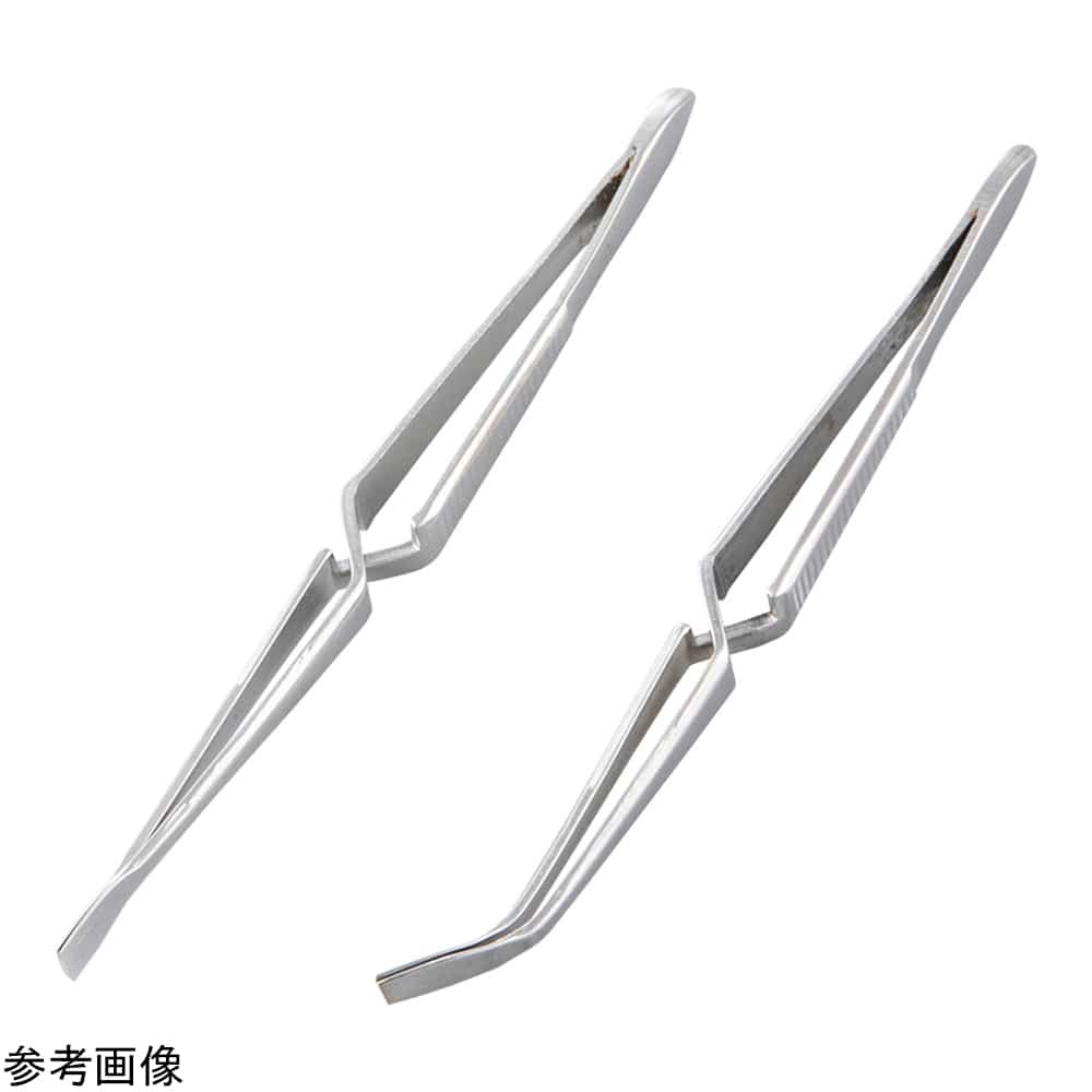 LLG Labware SUS304カバーグラス用ピンセット 曲 C-105 9160381 1本(ご注文単位1本)【直送品】