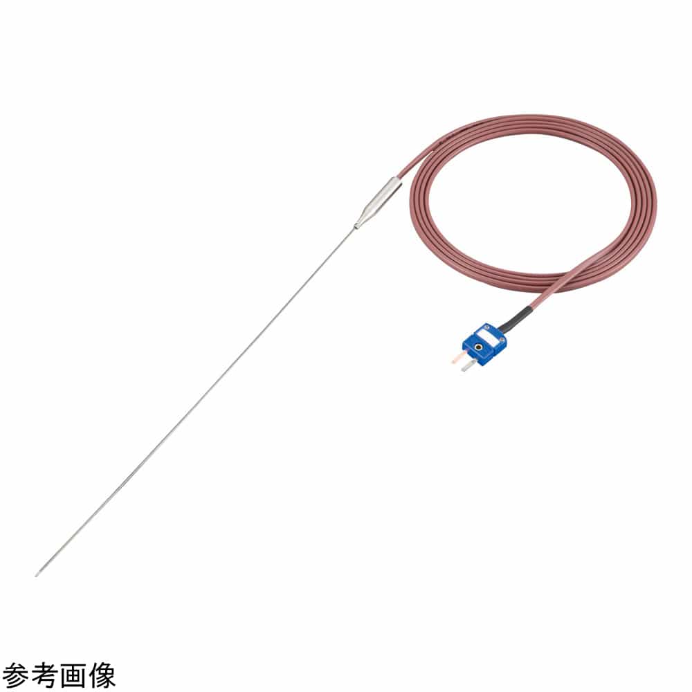 アズワン T熱電対(シース型)オメガコネクタ φ1.0mm 500mm T-10500-C 1個(ご注文単位1個)【直送品】