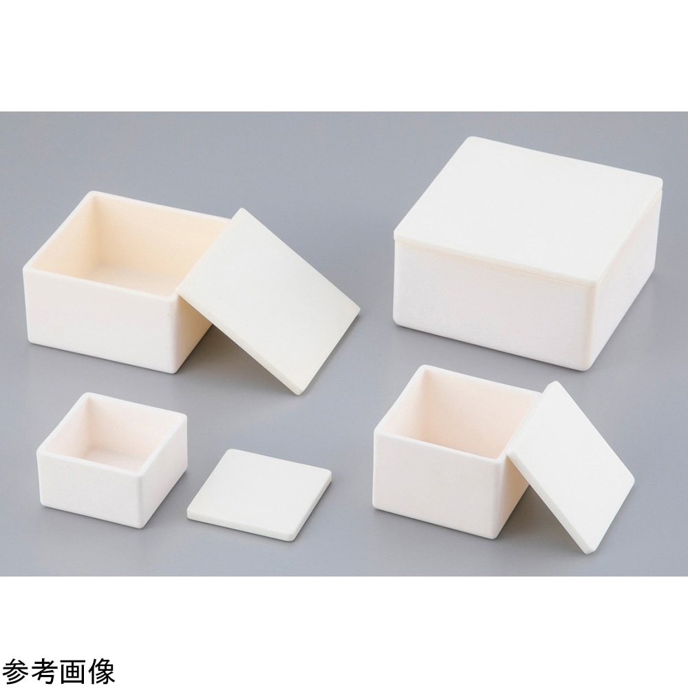 アズワン アルミナ焼成用容器 本体 100角　 1個（ご注文単位1個）【直送品】