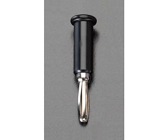 エスコ 30V/3A バナナプラグ(黒) EA940DP-21 1個(ご注文単位1個)【直送品】