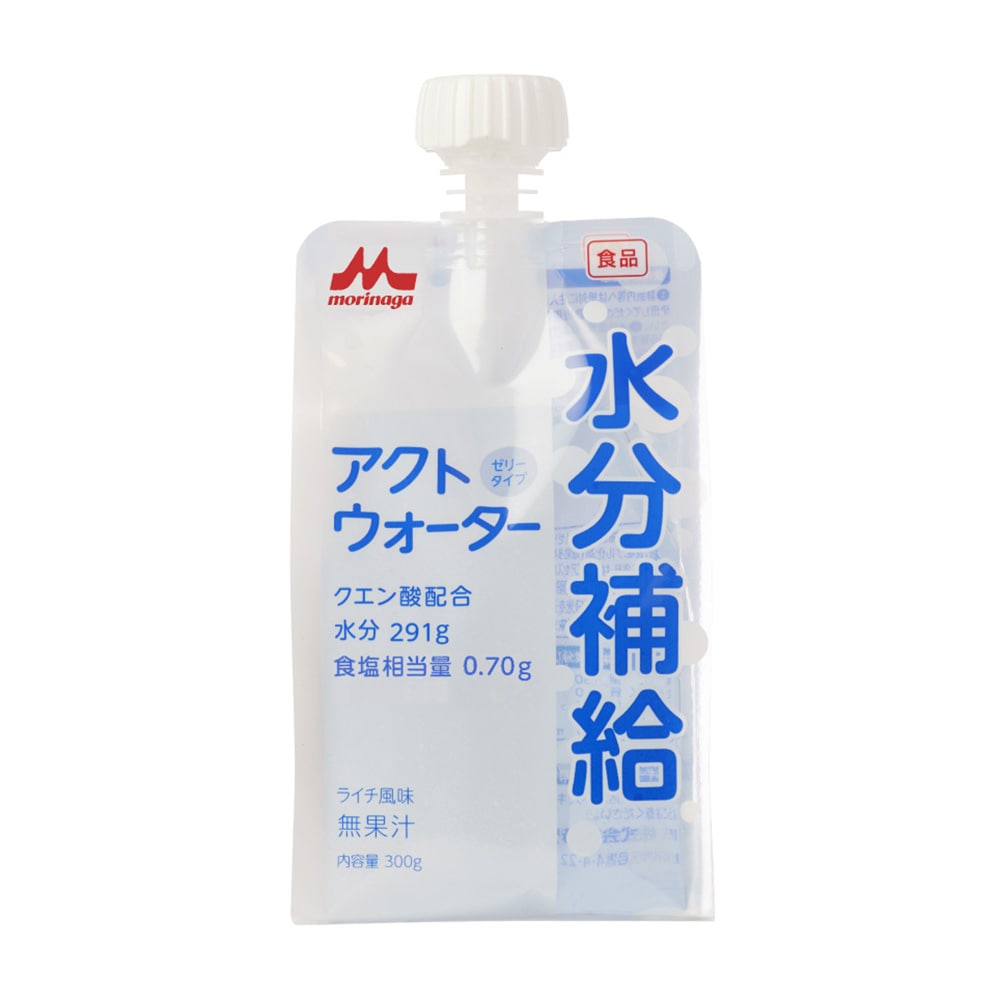 森永乳業クリニコ アクトウォーター (水分補給ゼリー) 24個入651355 1箱※軽 (ご注文単位1箱) 【直送品】