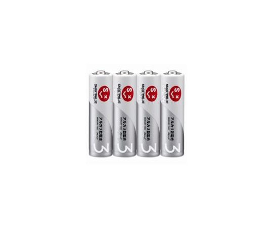 スマートバリュー アルカリ乾電池 単3 40本N123J-4P-10 1箱 (ご注文単位1箱) 【直送品】