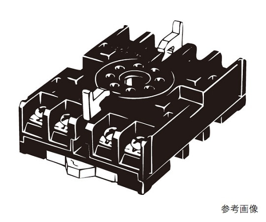 オムロン (FA・制御機器) 共用ソケット 丸形ソケット P2CF (表面接続) P2CF-08 1個 (ご注文単位1個) 【直送品】