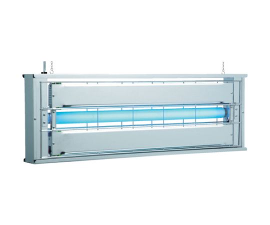 朝日産業 (食品加工機器・ヘルスケア用品) 捕虫器ムシポン 20W 吊下げ型 テープ目隠し板付MPX-2000DXA 1台 (ご注文単位1台) 【直送品】