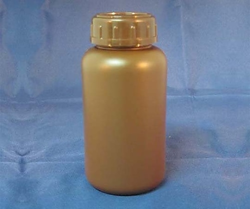 ニプロン化成工業 PE広口瓶 (茶) 250mlM1-004-05 1本 (ご注文単位1本) 【直送品】