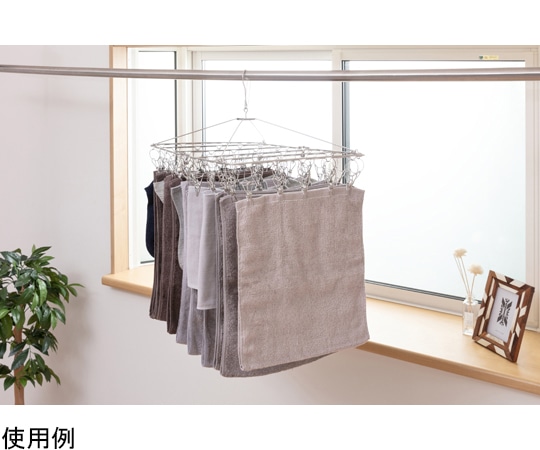 アイリスオーヤマ ステンレスピンチハンガーPIH-50SH 1個 (ご注文単位1個) 【直送品】