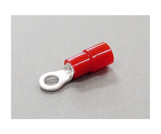 ニチフ端子工業 環境配慮形絶縁被覆付丸形端子 100個入TMEX1.25-4M-RED 1箱 (ご注文単位1箱) 【直送品】