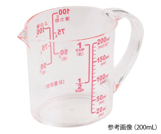 アズワン ENJOY KITCHEN大きい目盛耐熱計量カップ500mLC-4742 1個 (ご注文単位1個) 【直送品】