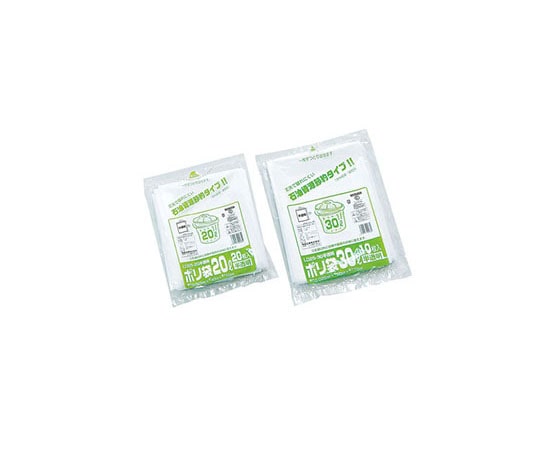 福助工業 業務用ゴミ袋 30L LD25-30 (10枚入) 379152 1袋 (ご注文単位1袋) 【直送品】