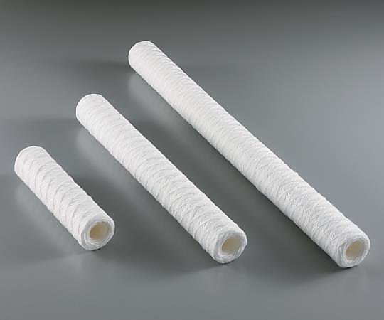 アズワン カートリッジフィルター 糸巻・ワインドタイプ (PP/PP) 500mm (ろ過精度 5μm) ATW-P-5-P-500 1本 (ご注文単位1本) 【直送品】