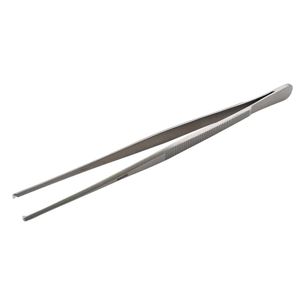 アズワン 外科ピンセット 細筋有鈎 230mmSTB-4 1本 (ご注文単位1本) 【直送品】