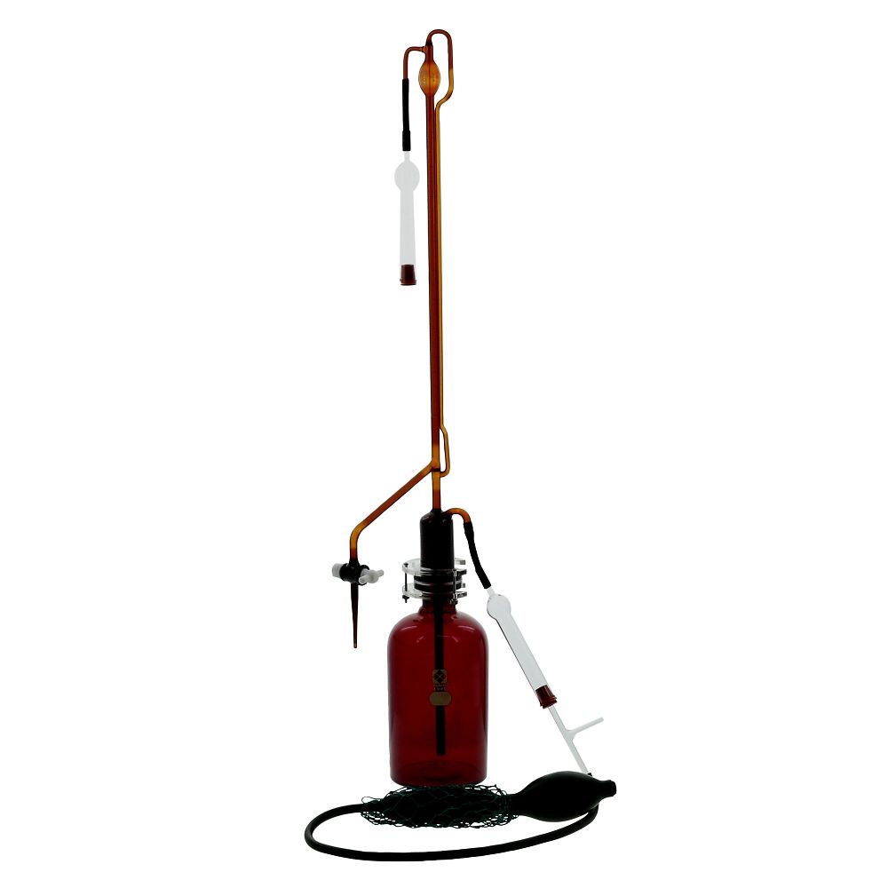 柴田科学 自動ビュレット スーパーグレード 茶褐色 PTFEコック付 10mL022530-10 1式 (ご注文単位1式) 【直送品】