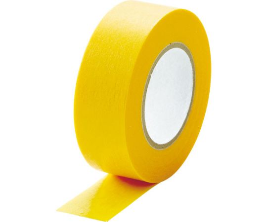 アズワン 建築塗装用マスキングテープ 幅18mm長さ18m 7巻入 イエローMTA-1818-7-Y 1パック (ご注文単位1パック) 【直送品】
